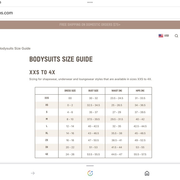 COPY - Skims NWT Swim Shaping Color Cocoa Size 3X SW-SLO-0793 - Picture 2 of 4